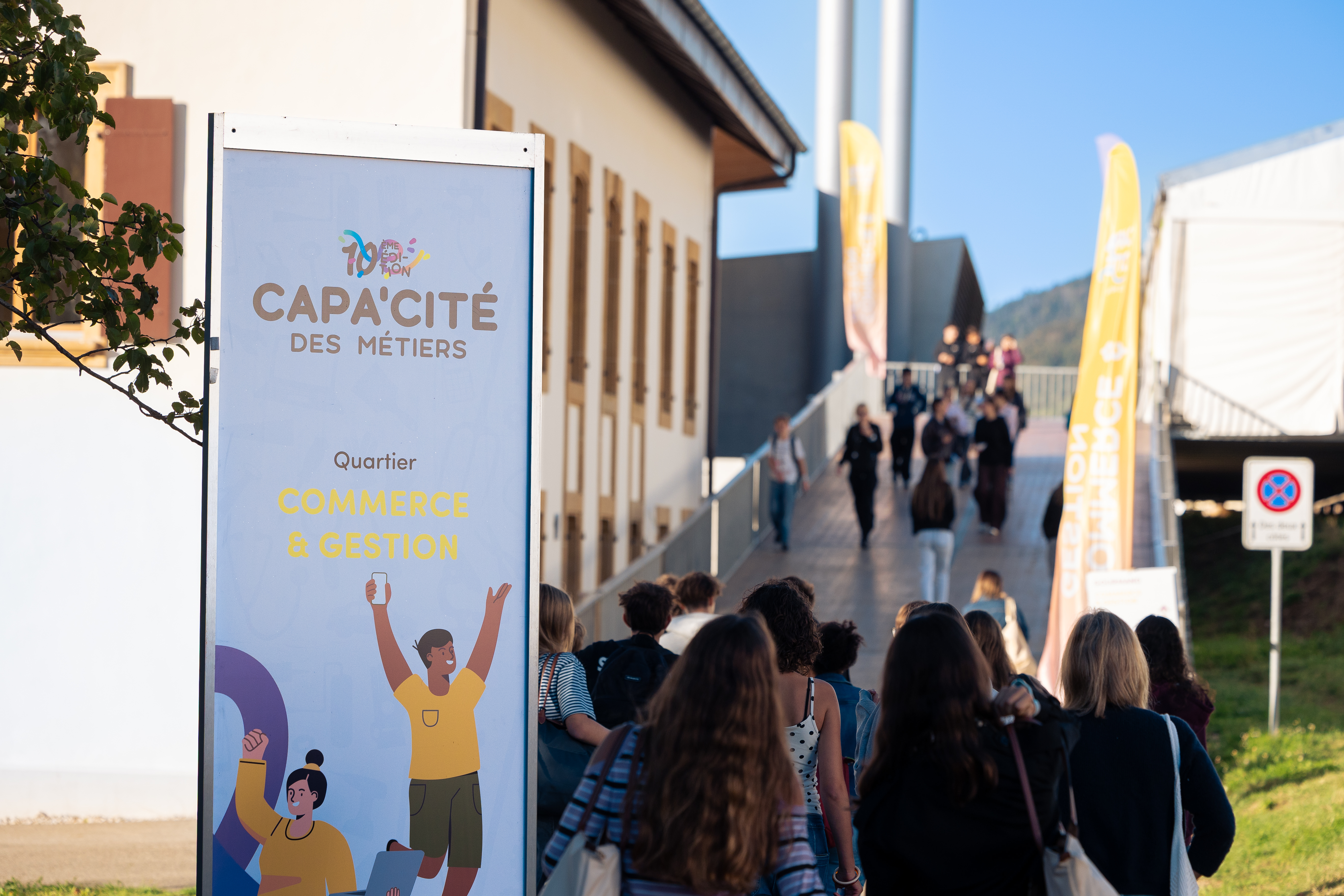 Signalétique Capa’cité à Evologia